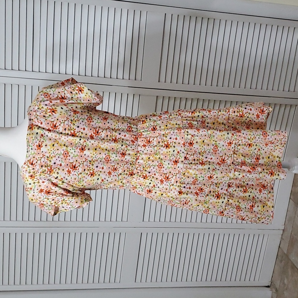 No Boundaries Floral Romantic Midi Dress, Size Juniors Large 11-13 - Picture 4 of 8